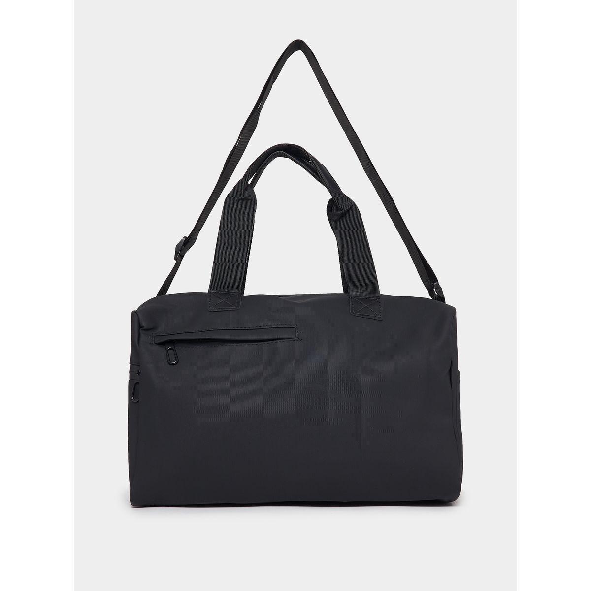 Styli Plain Gym Bag with Zip Pockets-travel-luggagesandbags-dufflebags-image-2