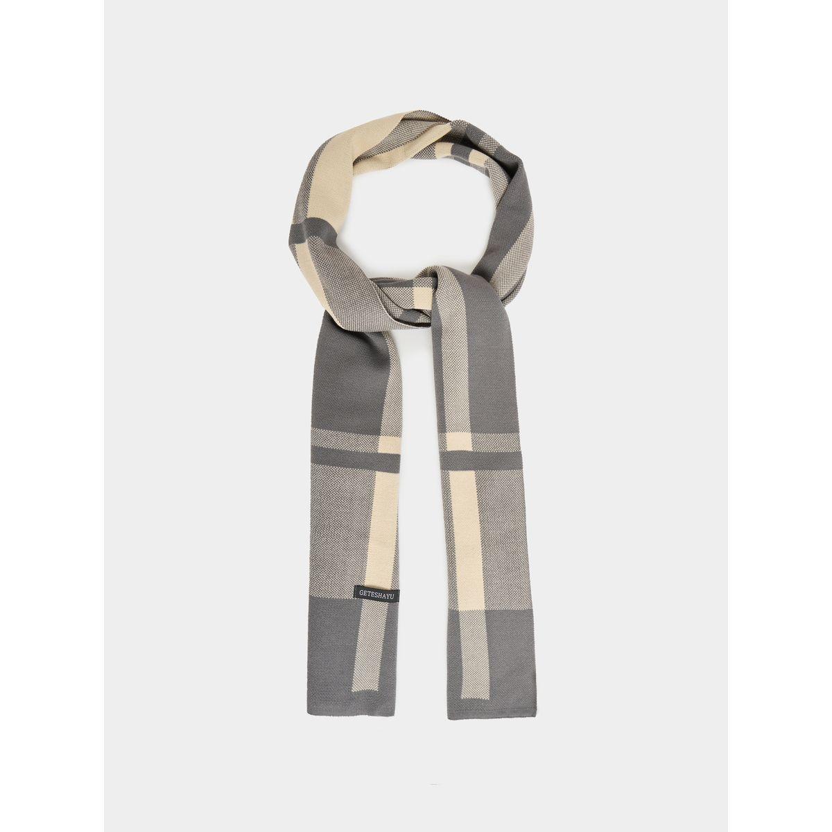 Styli Checked Woollen Scarf-women-clothingaccessories-scarves-image-1