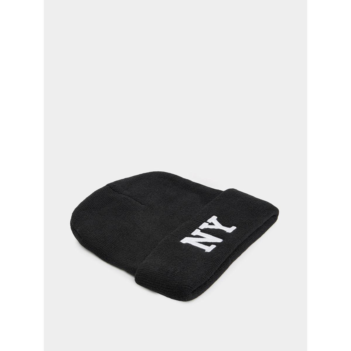 بينيه محبوك بكتابة مُطرّزة-men-caps-image-2