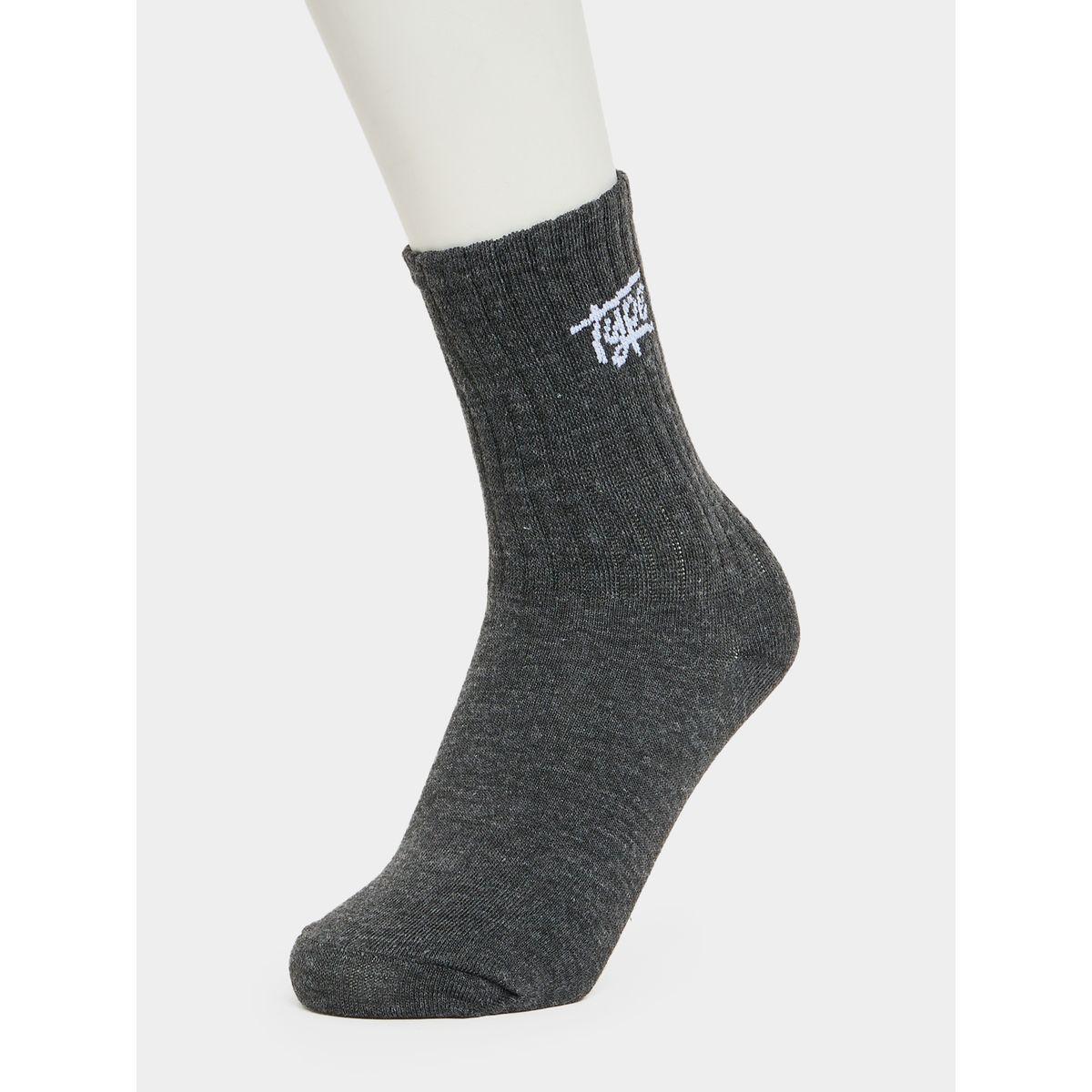 Styli Set of 3 - Ribbed Shoe Crew Socks-men-socks-image-6
