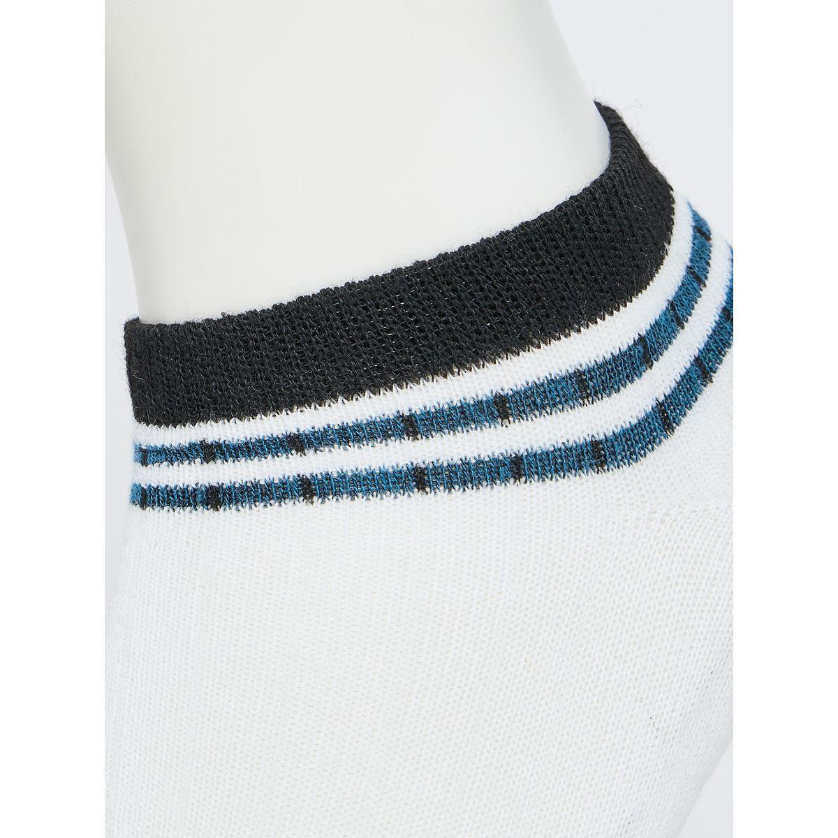 Styli Pack of 5 - Striped Cuff Ankle Socks-men-socks-image-3