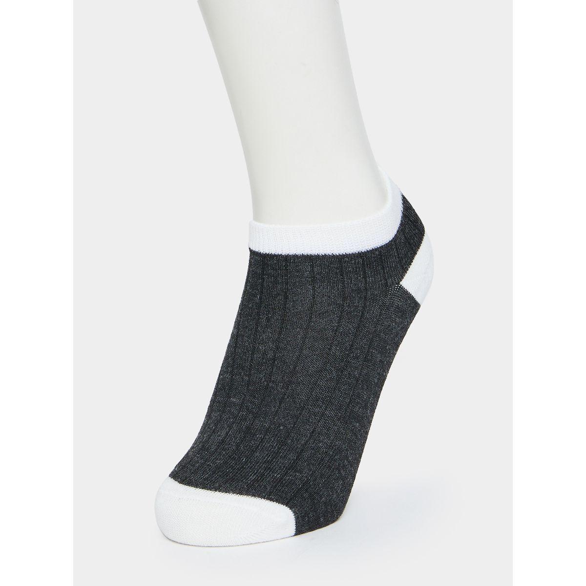 Styli Pack of 5 - Striped Cuff Ankle Socks-men-socks-image-6