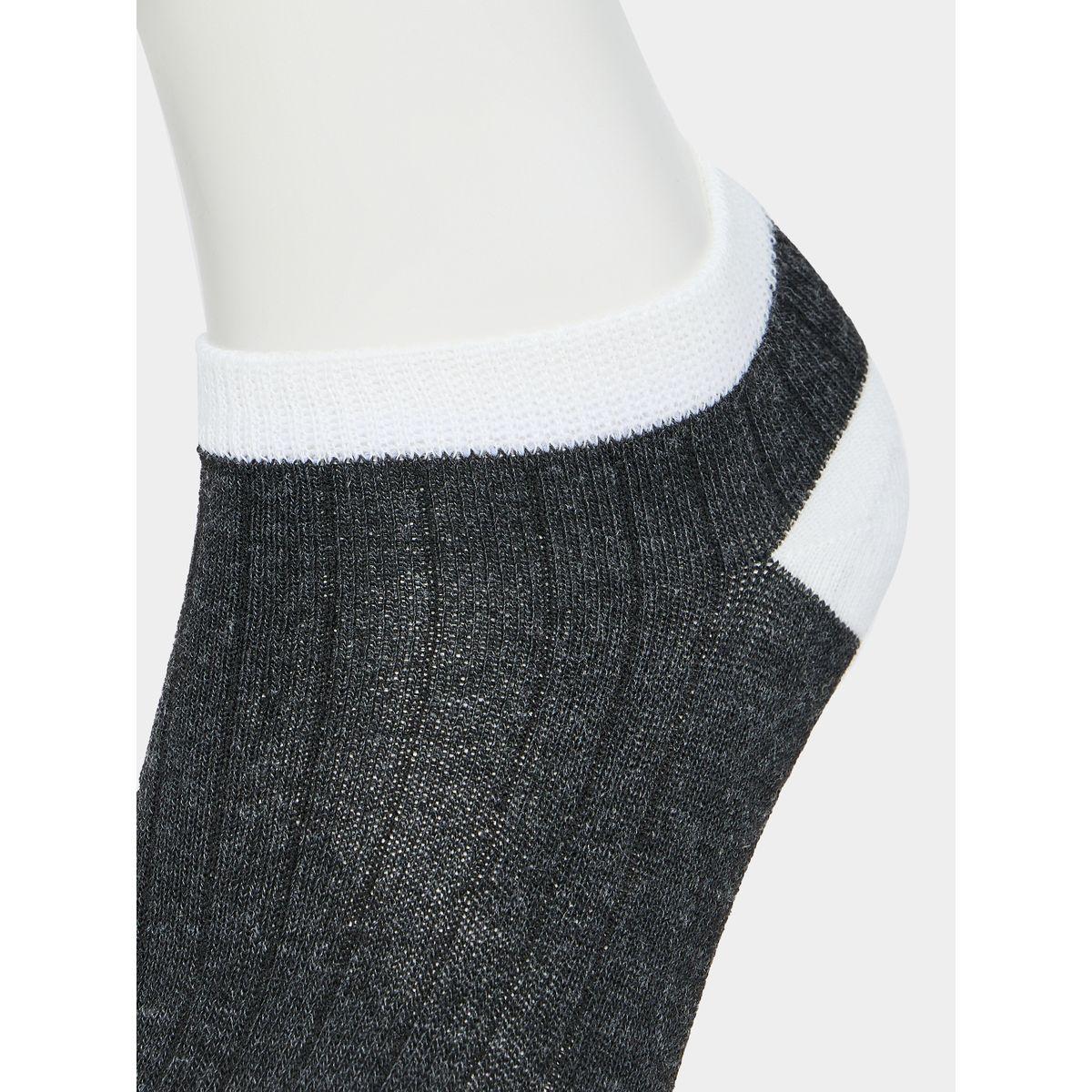Styli Pack of 5 - Striped Cuff Ankle Socks-men-socks-image-7