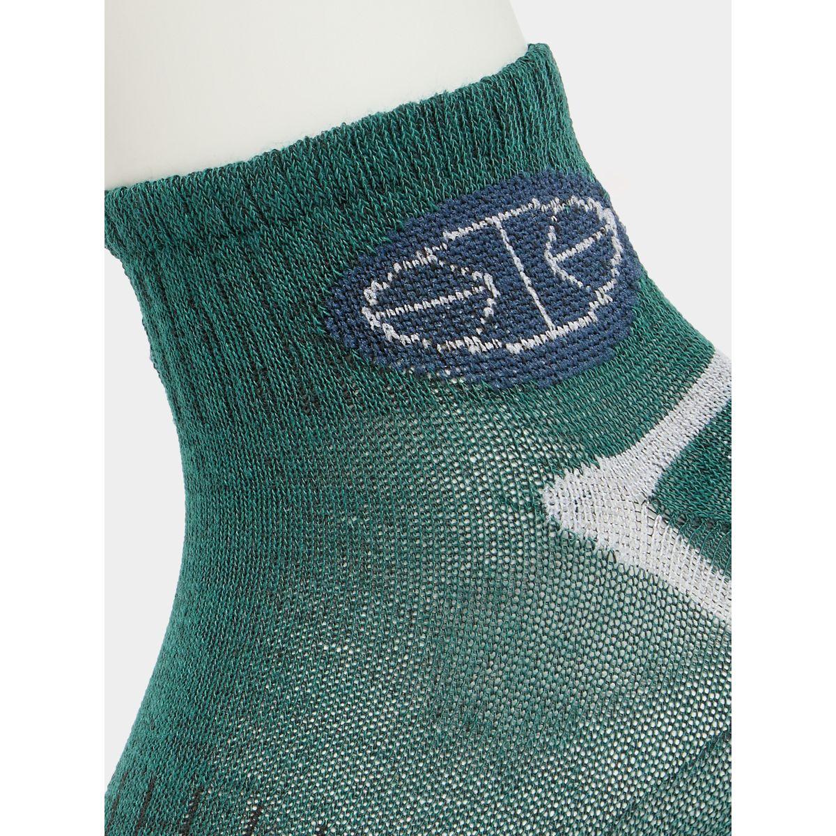 Styli Pack of 5 - Embroidered Detail Ribbed Shoe Ankle Socks-men-socks-image-11