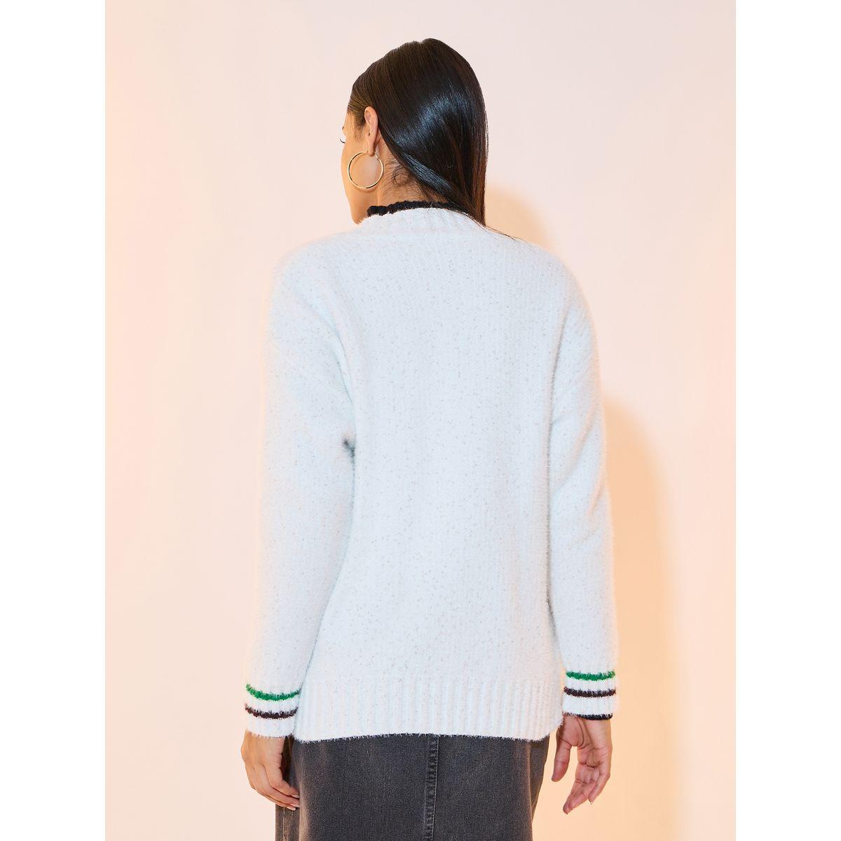 Styli Textured Knit Pocket Front Cardigan-women-winterwear-cardigansandjumpers-cardigans-image-5