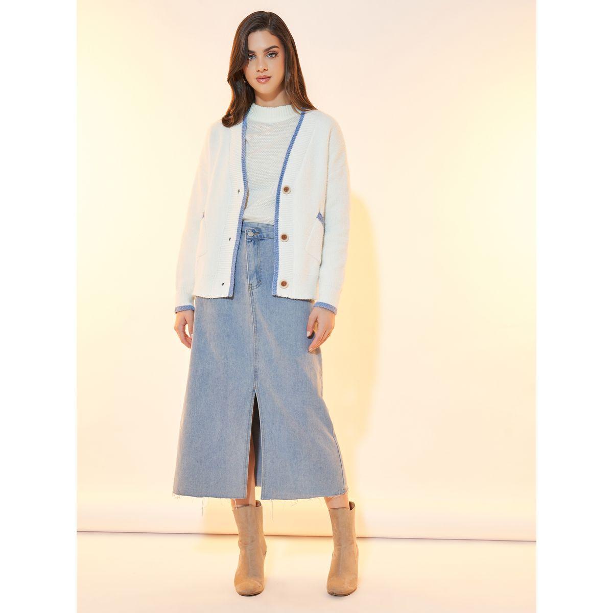 كارديجان بجيب أمامي وتفاصيل مُتباينة-women-winterwear-cardigansandjumpers-cardigans-image-3