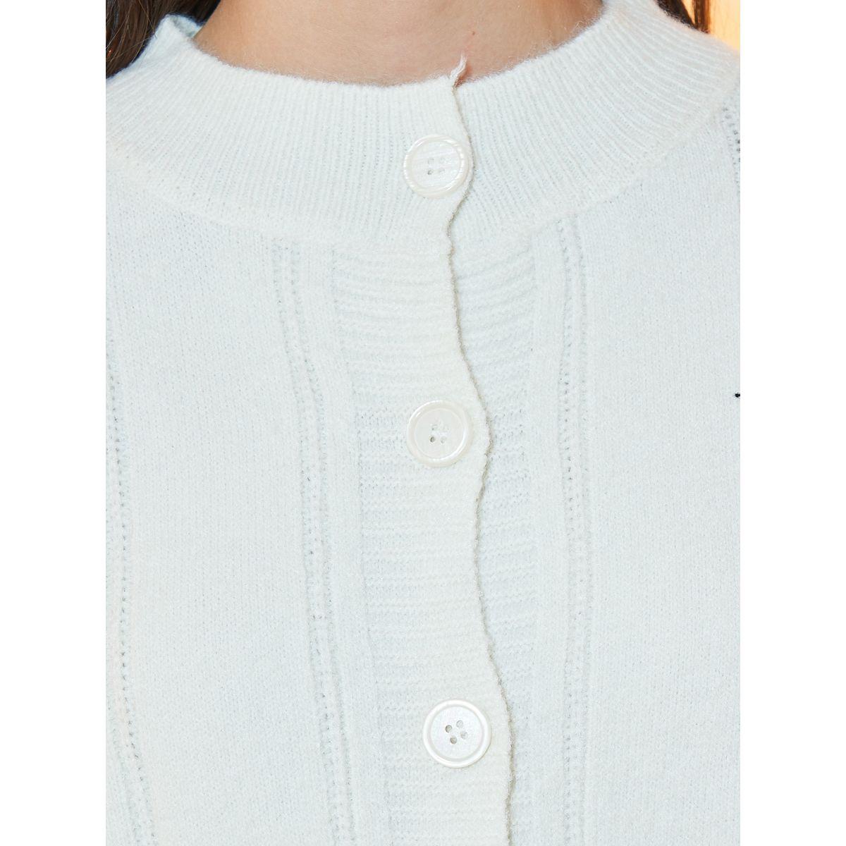 Styli Solid Long Sleeves Front Button Cardigan-women-winterwear-cardigansandjumpers-cardigans-image-3