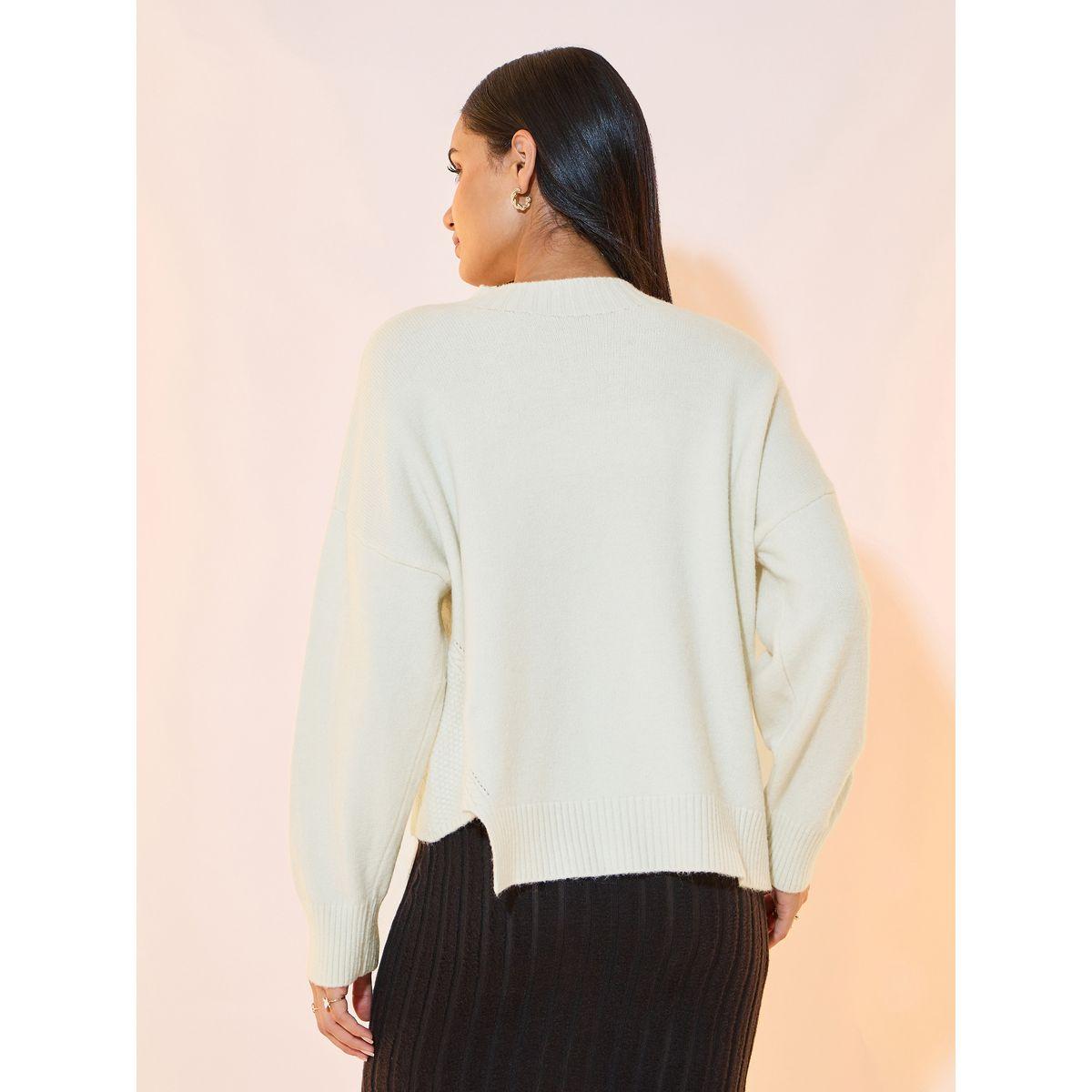 Styli Asymmetric Hem Knitted Sweater-women-clothing-cardigansandjumpers-jumpers-image-4