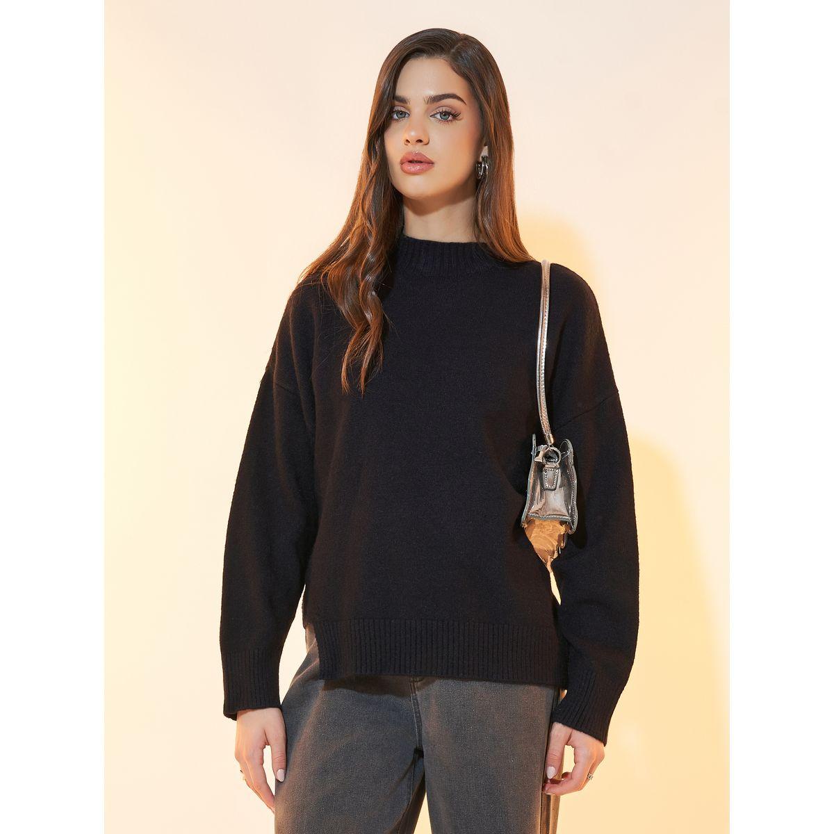 Styli Asymmetric Hem Knitted Sweater-women-clothing-cardigansandjumpers-jumpers-image-1