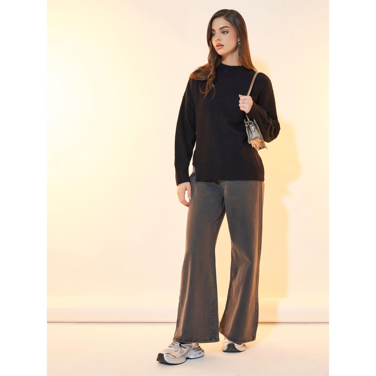 Styli Asymmetric Hem Knitted Sweater-women-clothing-cardigansandjumpers-jumpers-image-2