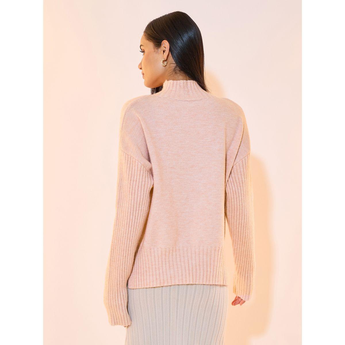 Styli Regular Fit Cable Knit Turtle Neck Sweater-women-clothing-cardigansandjumpers-jumpers-image-4