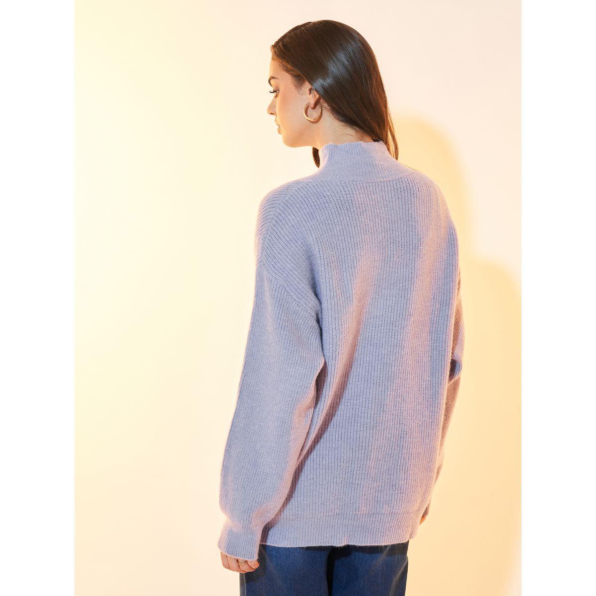 Styli Longline Front Button Placket Knitted Cardigan-women-winterwear-cardigansandjumpers-cardigans-image-5