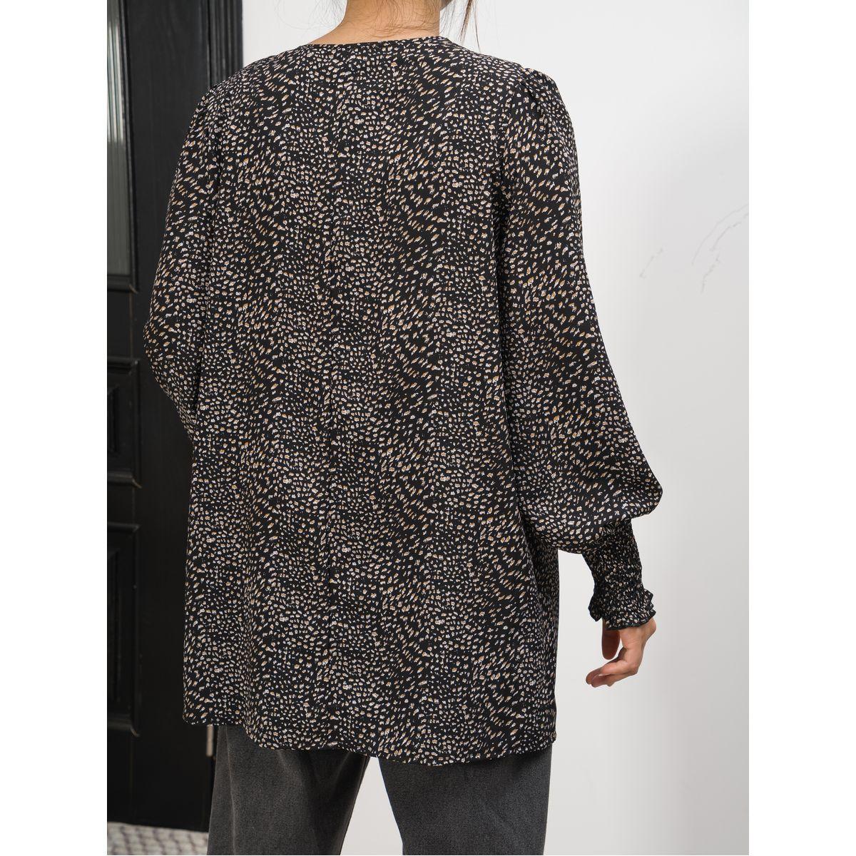 كيمونو مفتوح بطبعة زهور صغيرة دي واي × ستايلي-women-clothing-shirtsandblouses-shirts-image-2