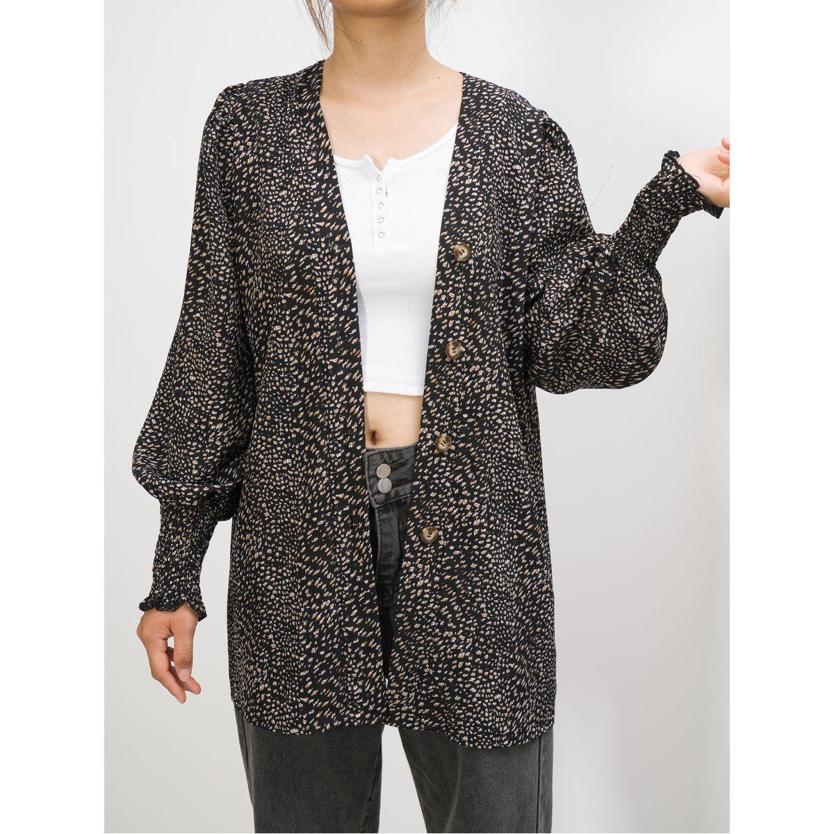 كيمونو مفتوح بطبعة زهور صغيرة دي واي × ستايلي-women-clothing-shirtsandblouses-shirts-image-3