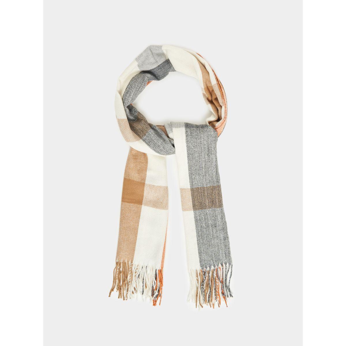 وشاح رأس مطبع بنمط مربعات-women-winterwear-scarves-image-2