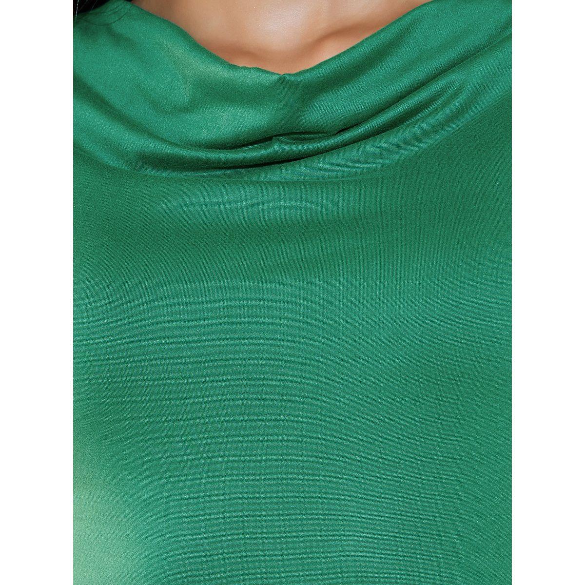 Styli Solid Cowl Neck Knitted Bodysuit-women-clothing-tshirts-image-4