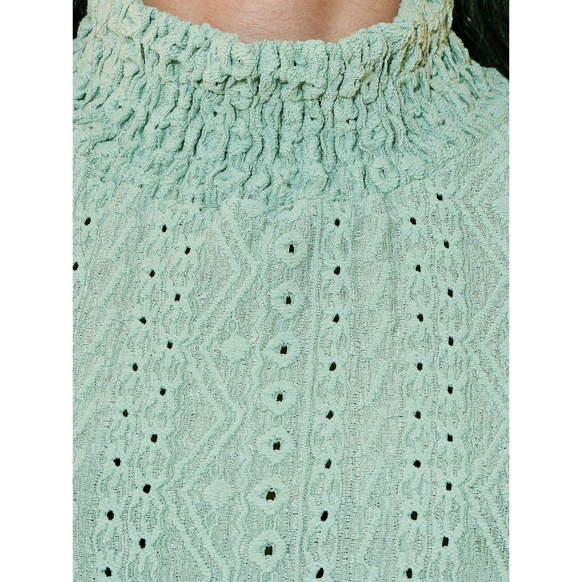 Styli Schiffli Textured Turtle Neck Blouse-women-clothing-shirtsandblouses-blouses-image-3