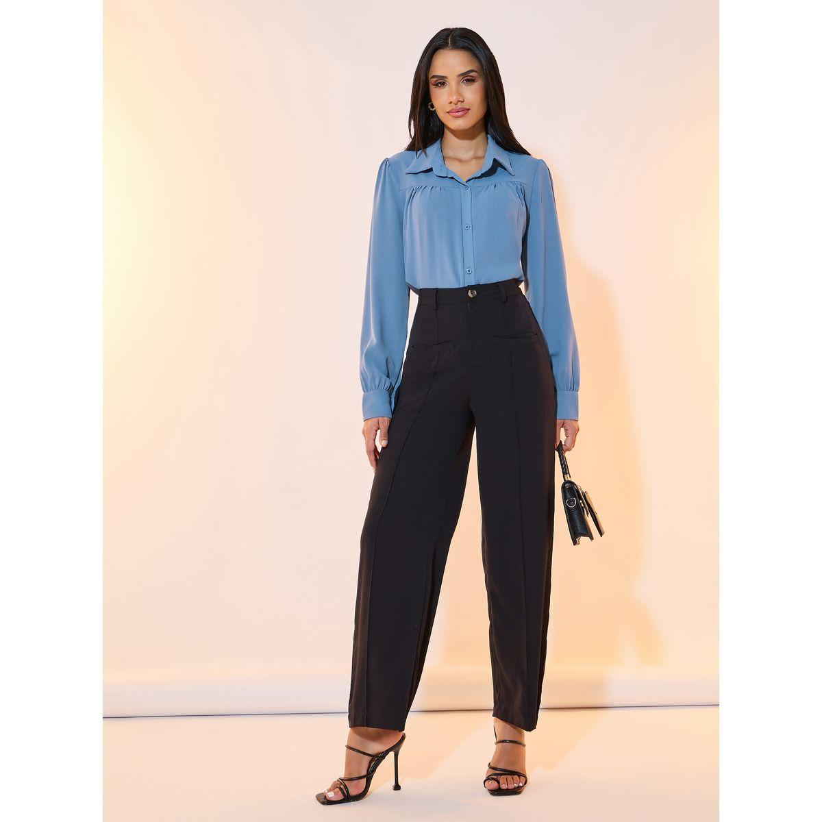 Styli Relaxed Fit Front Button Longline Shirt-women-clothing-shirtsandblouses-shirts-image-3