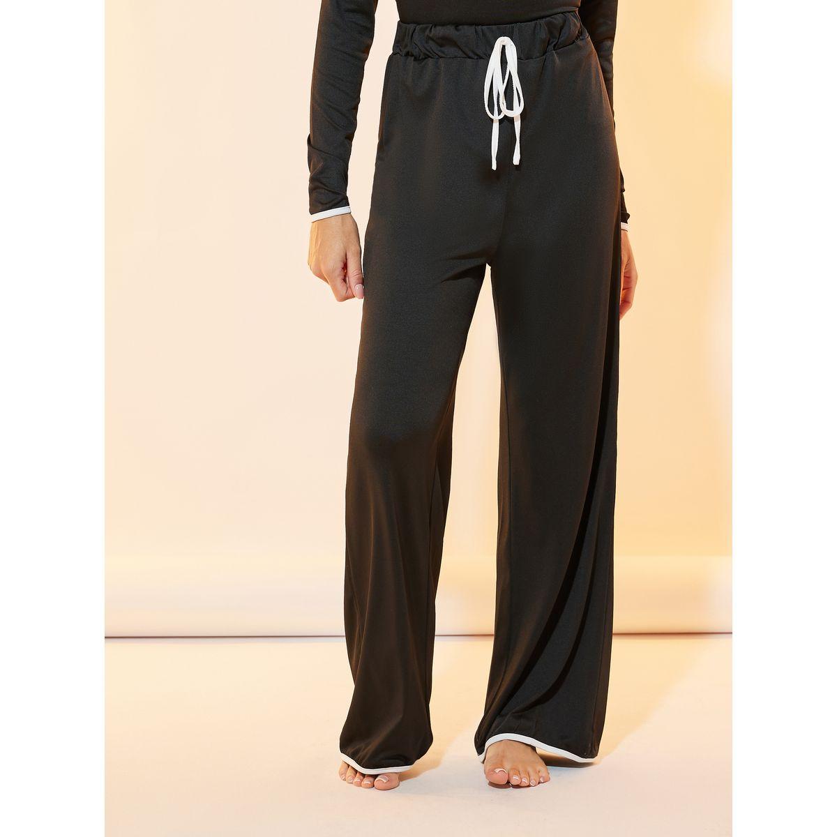 Styli Contrast Edge Long Sleeve Top & Pyjama Set-women-clothing-nightwear-pyjamas-longsets-image-5