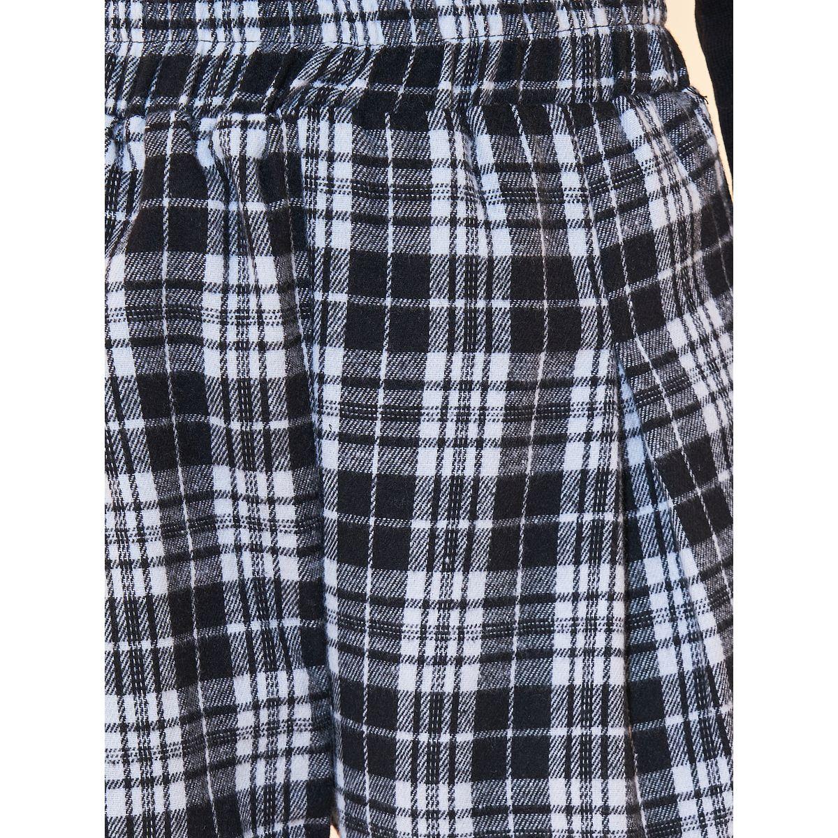 Styli High Rise Checked Flared Pants-women-clothing-bottoms-trousers-image-3