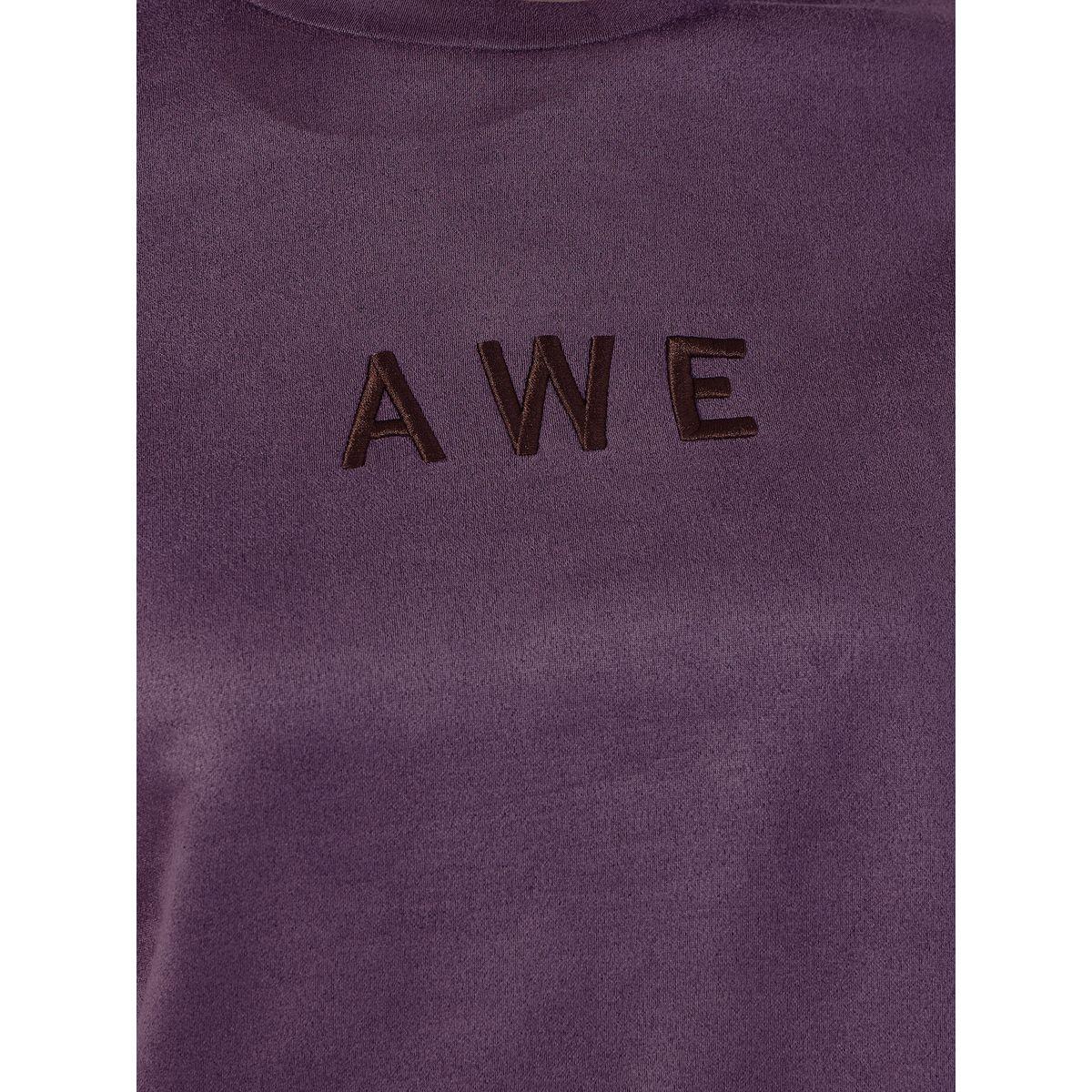 تيشيرت فضفاض مزين بشعار مُطرّز-women-clothing-tshirts-image-3