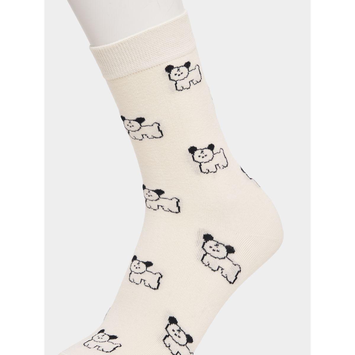 Styli Set of 3 - Dog Pattern Socks-women-socksandstockings-image-3