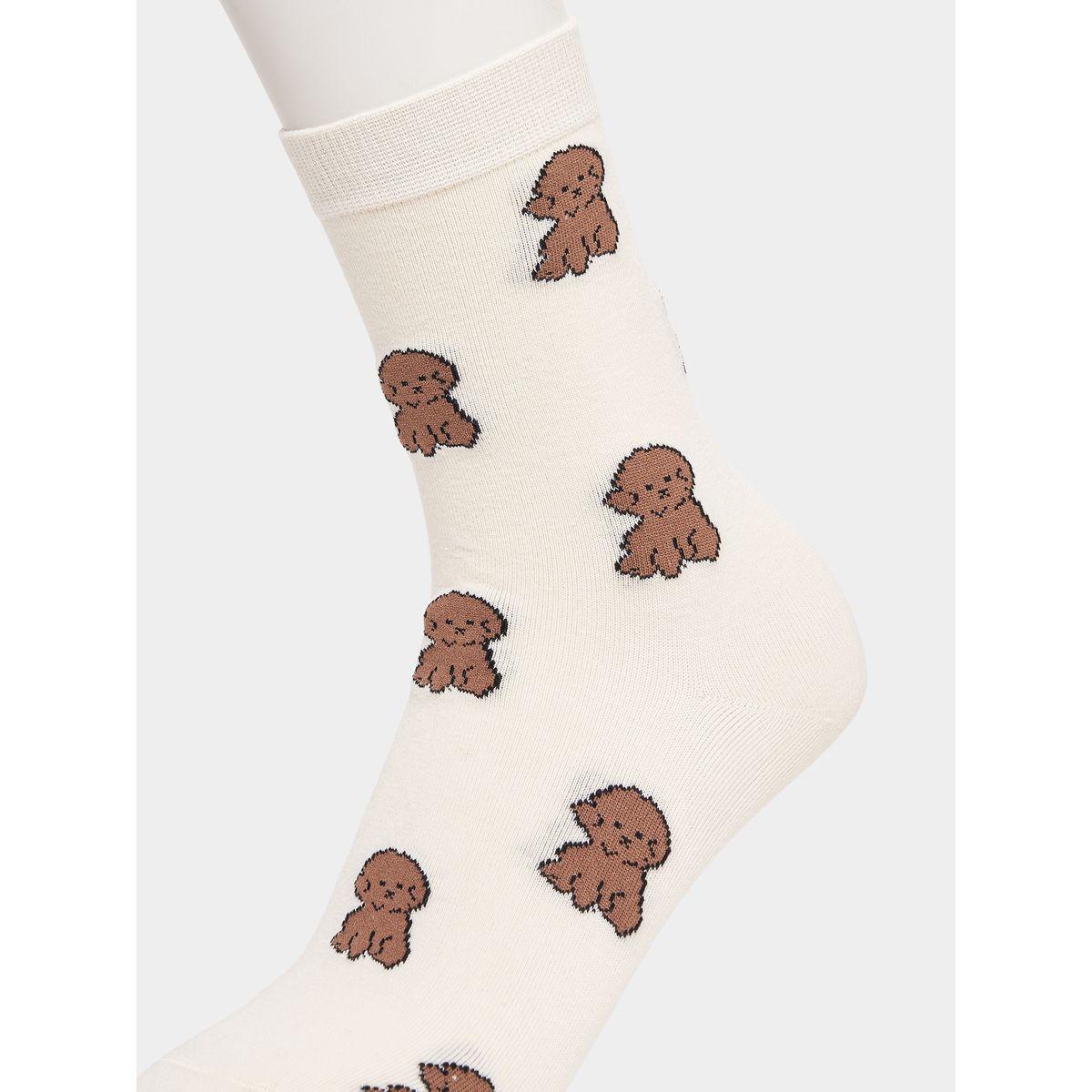 Styli Set of 3 - Dog Pattern Socks-women-socksandstockings-image-7