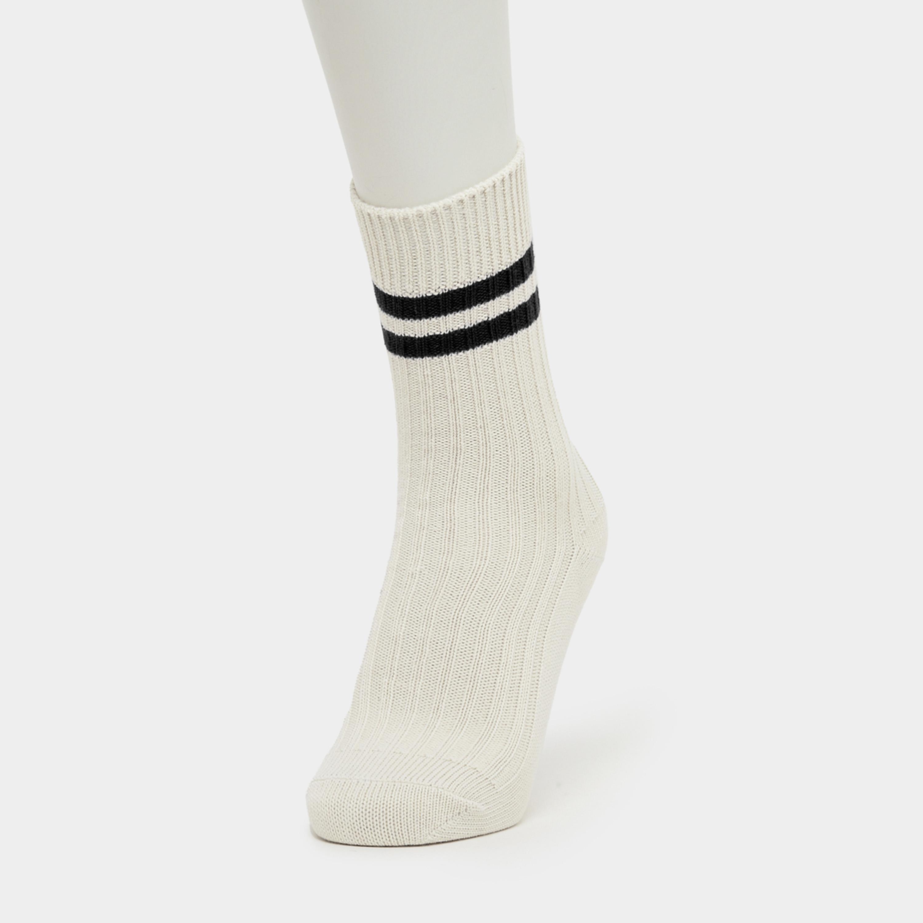 ستايلي - مجموعة من قطعتين - جوارب فوق الكاحل محبوكة مخططة-women-socksandstockings-image-2
