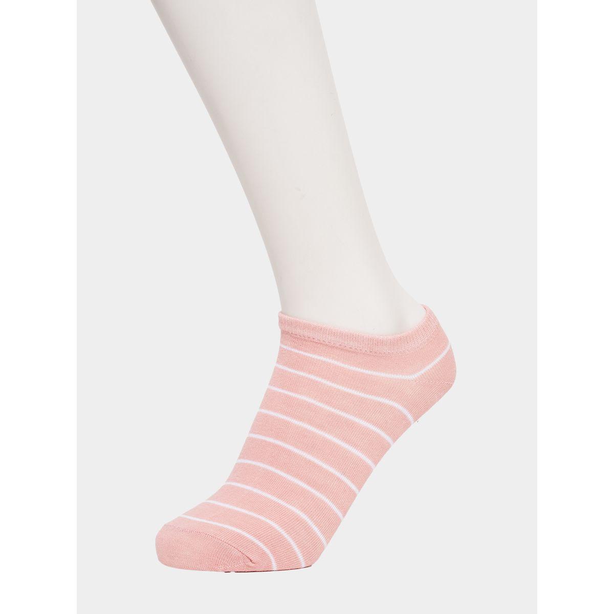 Styli Set of 5 - Striped Shoe Liner Socks-women-socksandstockings-image-2