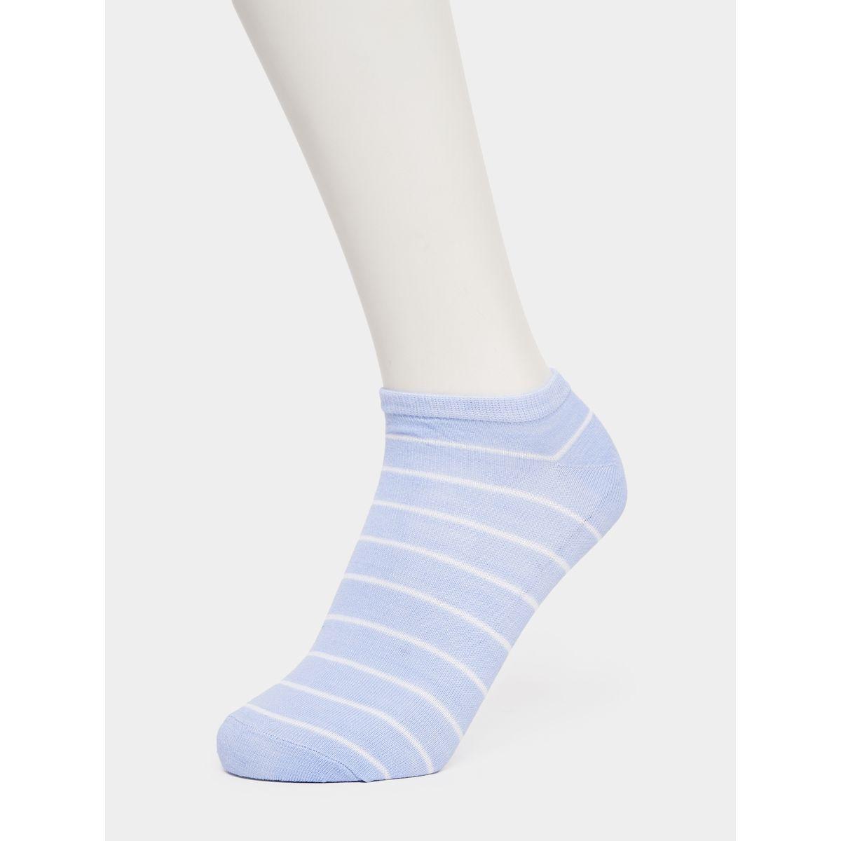 Styli Set of 5 - Striped Shoe Liner Socks-women-socksandstockings-image-6