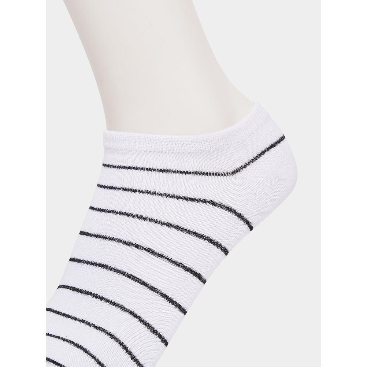 Styli Set of 5 - Striped Shoe Liner Socks-women-socksandstockings-image-9