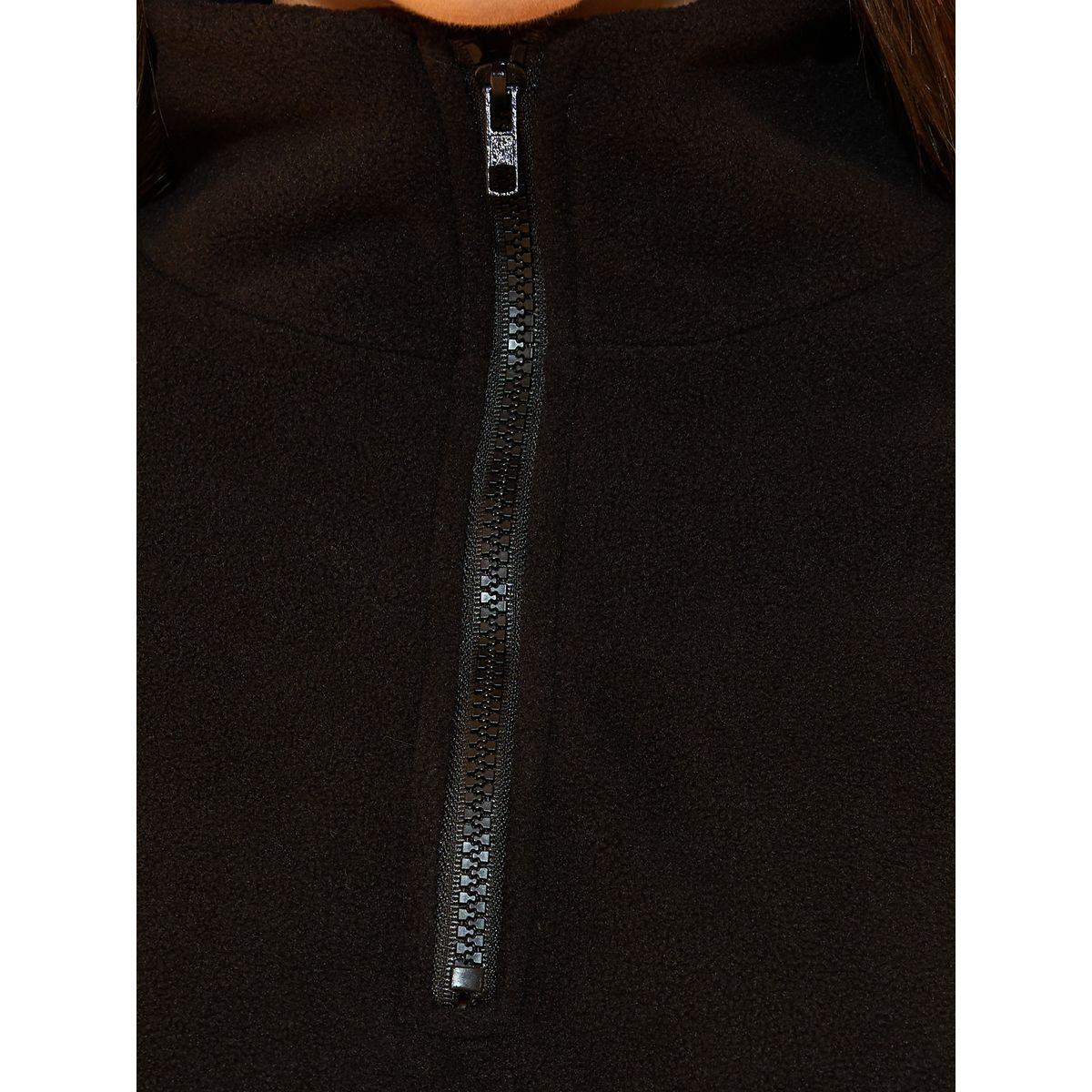 Styli Drop Shoulder Oversized Fleece Sweatshirt-women-winterwear-hoodiesandsweatshirts-sweatshirts-image-4