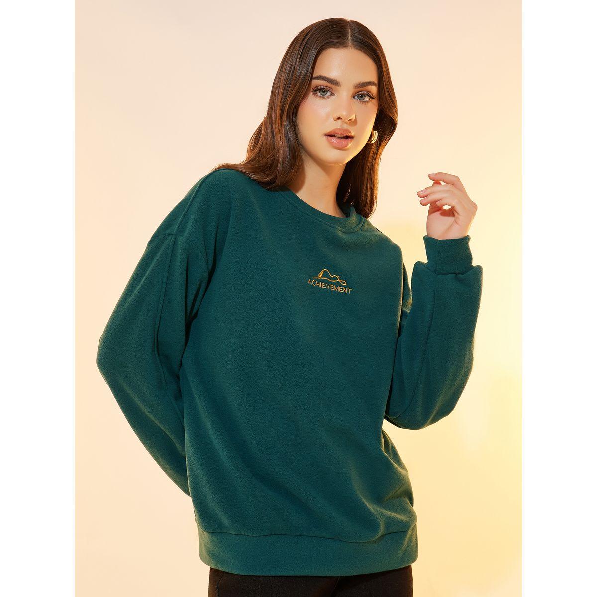 Styli Embroidered Slogan Detail Oversized Sweatshirt-women-winterwear-hoodiesandsweatshirts-sweatshirts-image-3