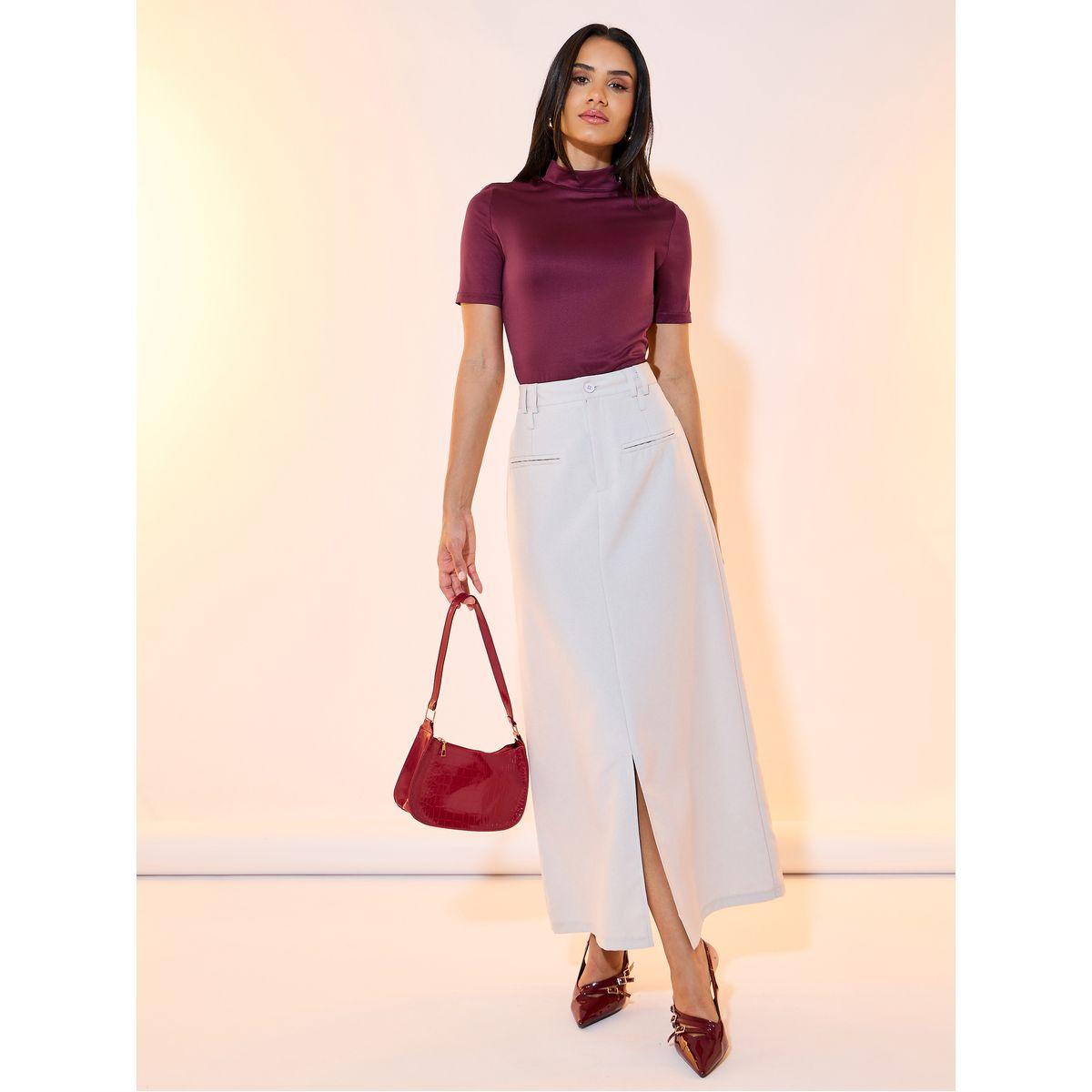 Styli Fitted High Neck Plain T-Shirt-women-clothing-tshirts-image-3