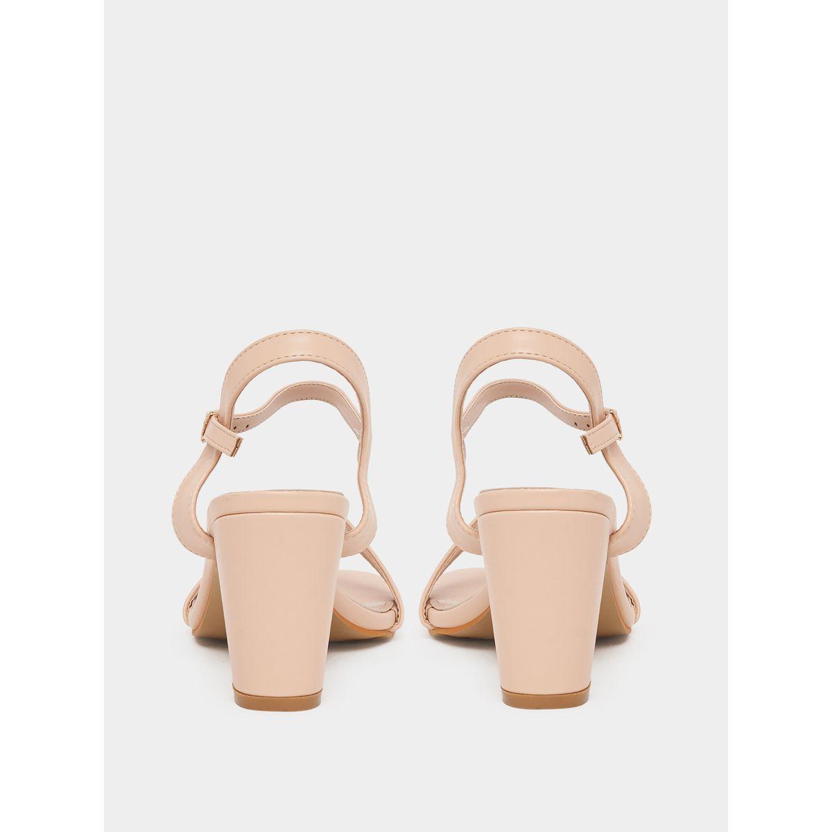 Styli Slim Strap Block Heel Sandals-women-shoes-heels-image-5