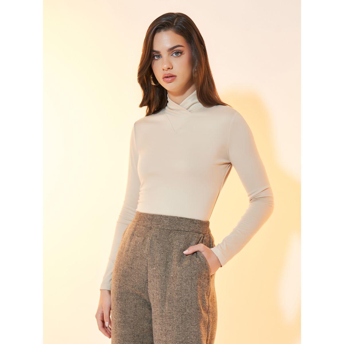 Styli Fitted High Neck Knit Top-women-clothing-shirtsandblouses-blouses-image-1