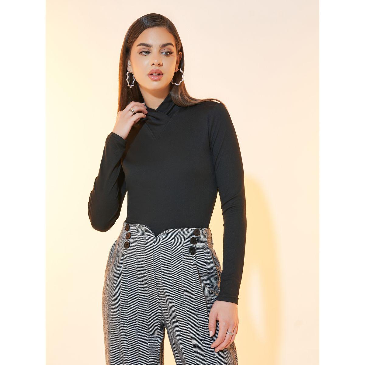 Styli Fitted High Neck Knit Top-women-clothing-shirtsandblouses-blouses-image-1
