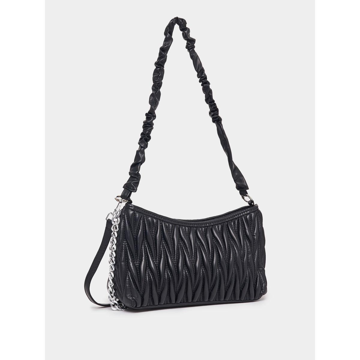 Styli Drop Chain Textured Shoulder Bag-women-bagsandwallets-handbags-image-1