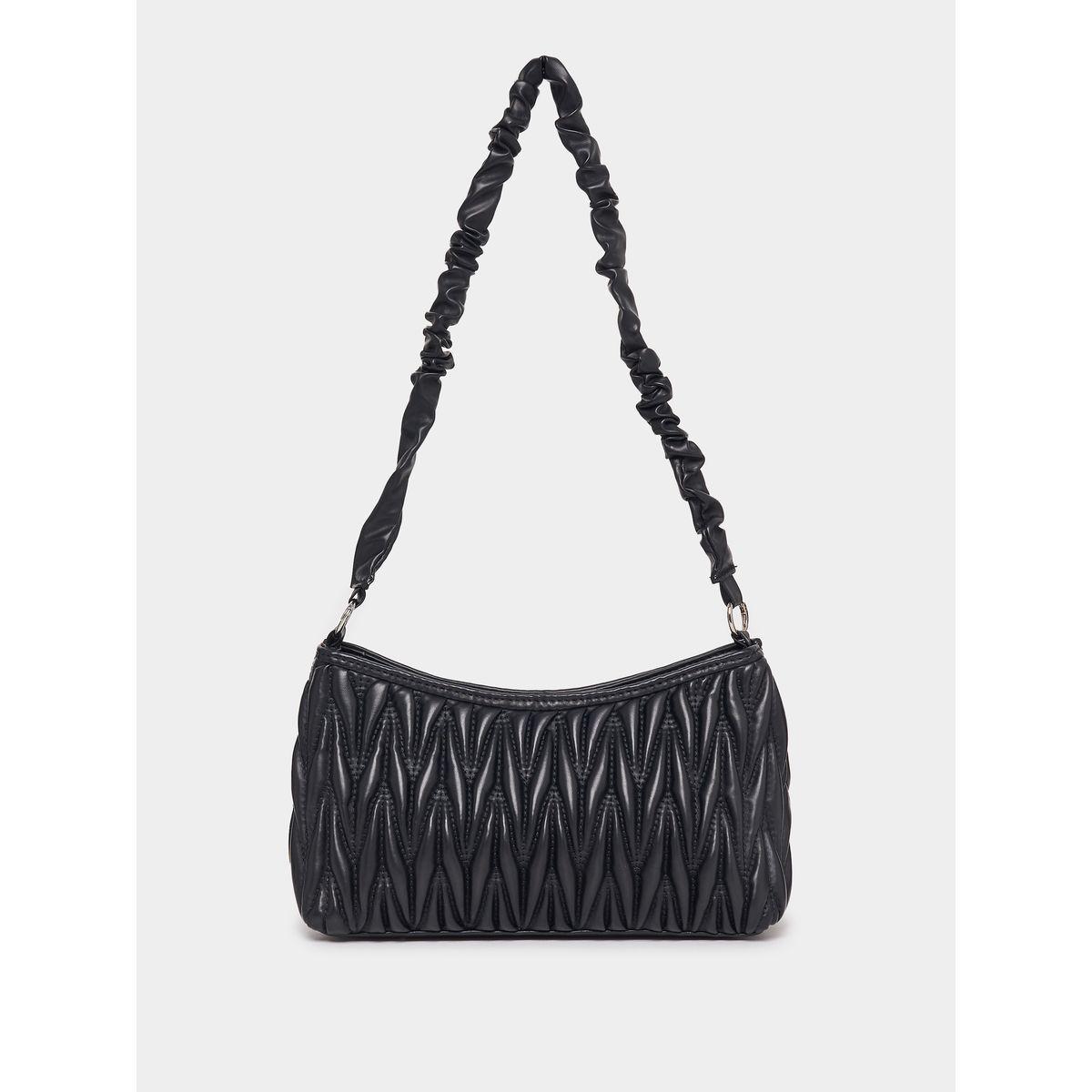 Styli Drop Chain Textured Shoulder Bag-women-bagsandwallets-handbags-image-2