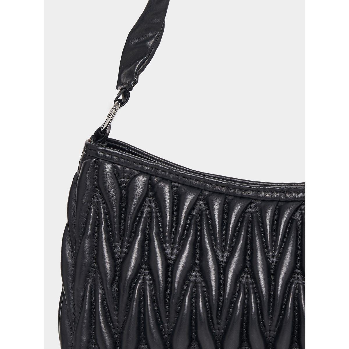 Styli Drop Chain Textured Shoulder Bag-women-bagsandwallets-handbags-image-3