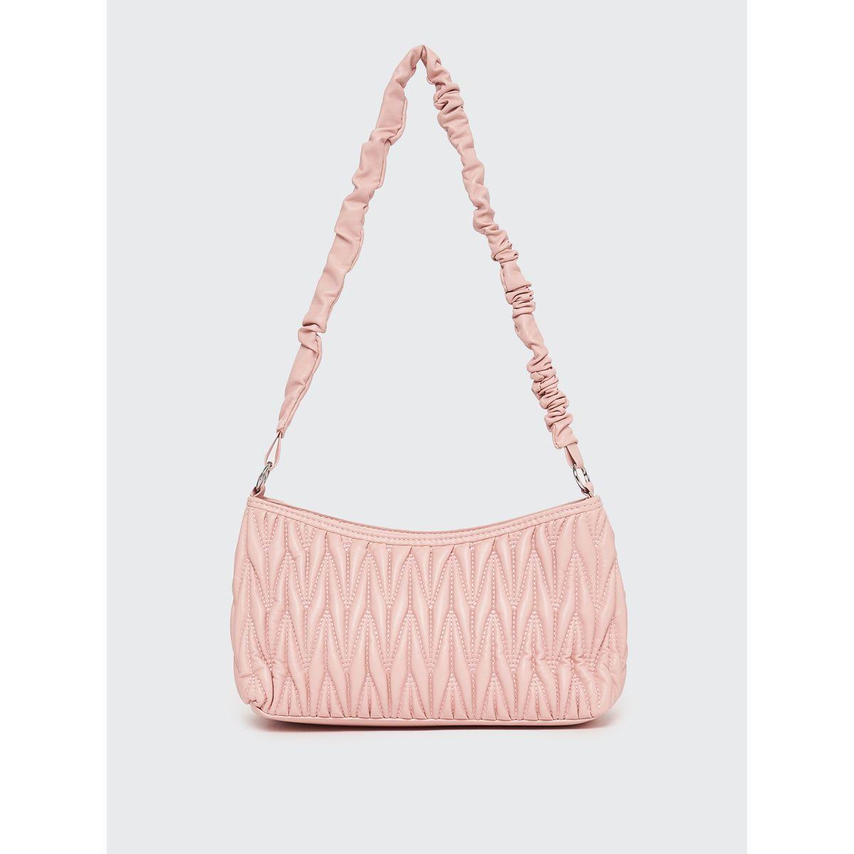 Styli Drop Chain Textured Shoulder Bag-women-bagsandwallets-handbags-image-2