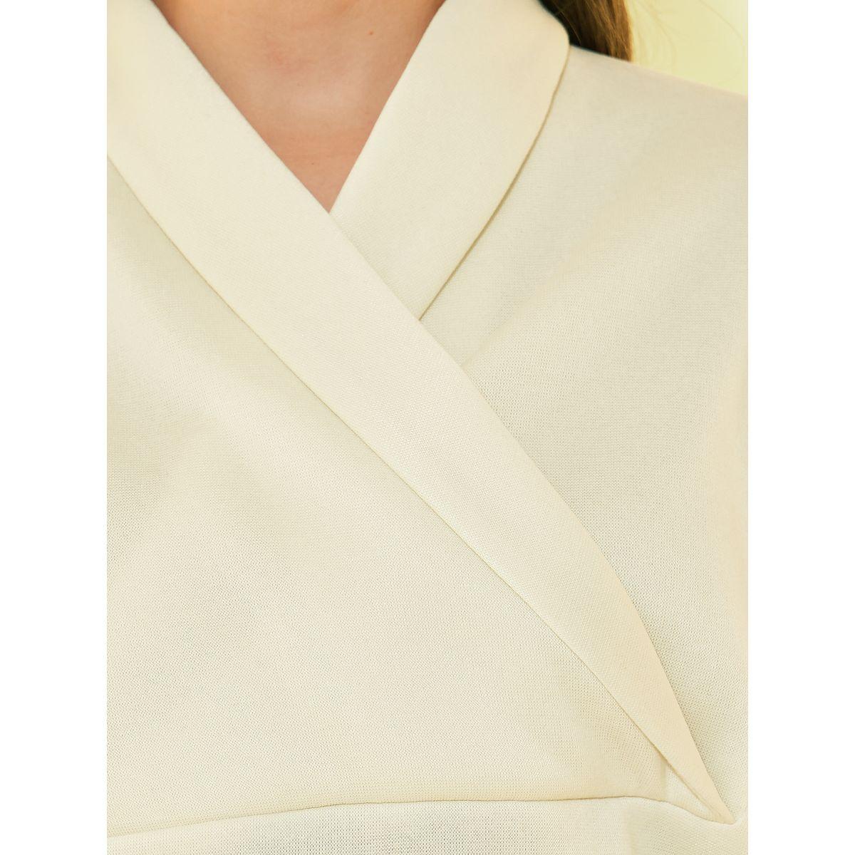 Styli Solid Lapel Neck Long Sleeve Sweatshirt-women-winterwear-hoodiesandsweatshirts-sweatshirts-image-3