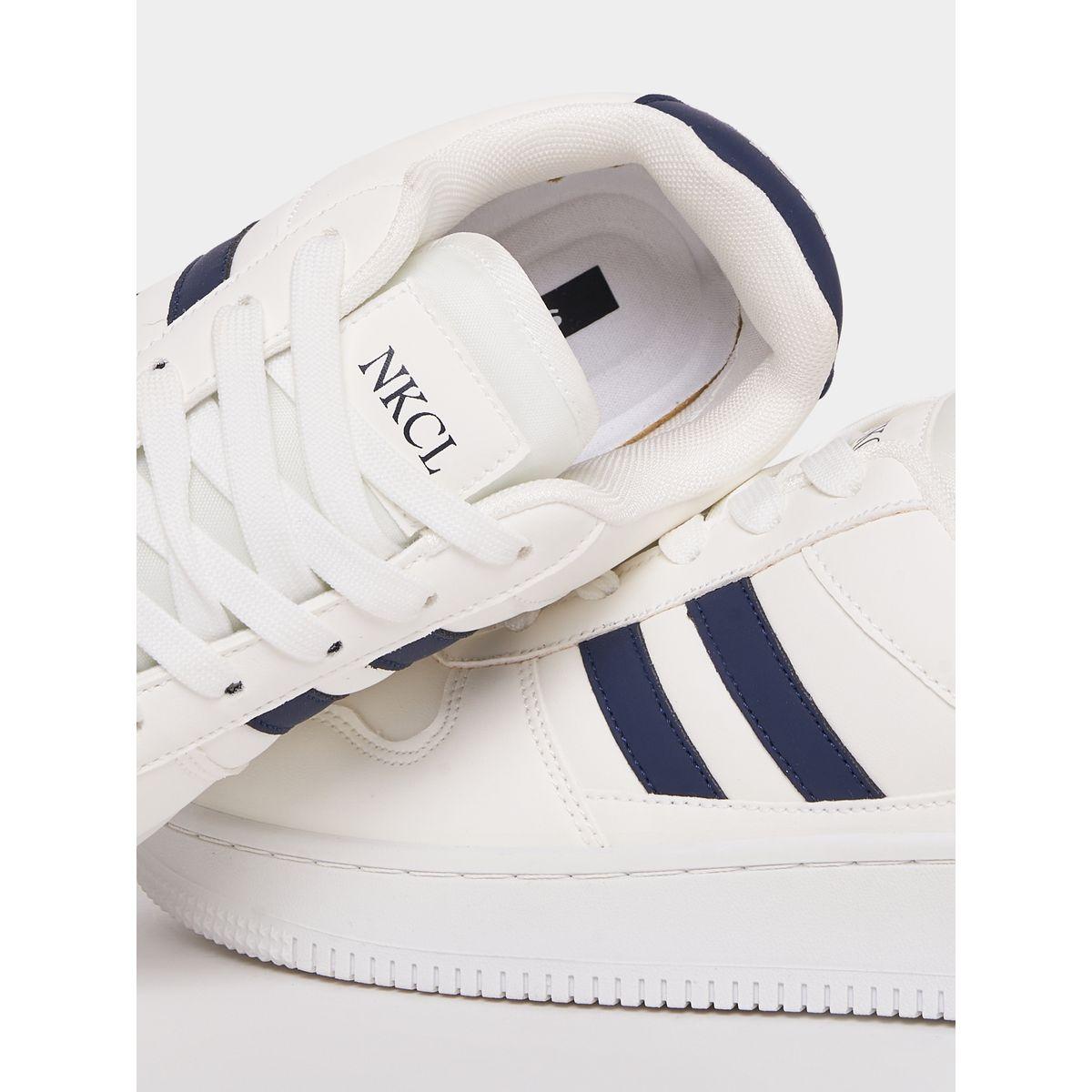 Styli Stripe Skate Board Platform Sole Sneakers-men-shoes-sneakers-image-4