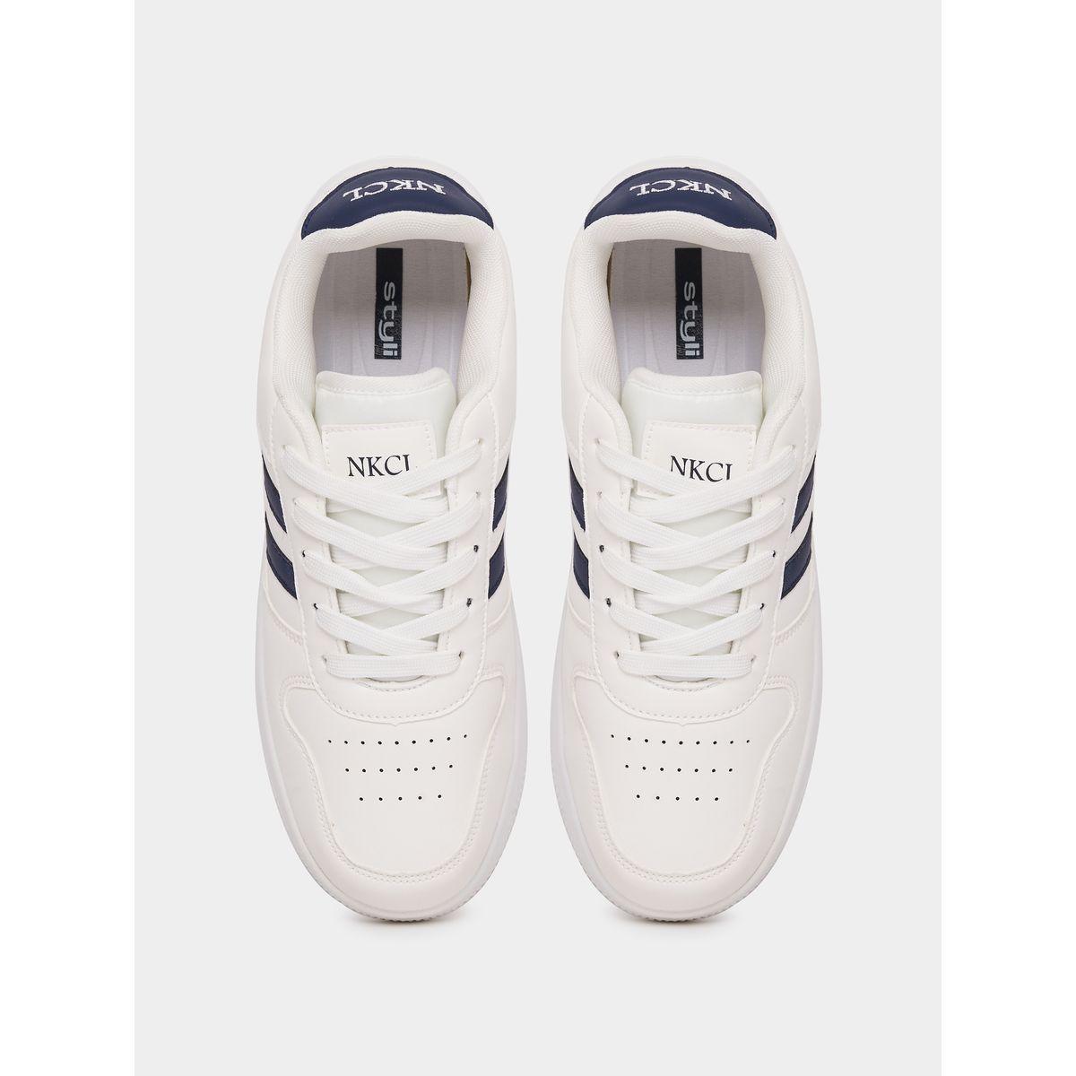 Styli Stripe Skate Board Platform Sole Sneakers-men-shoes-sneakers-image-5