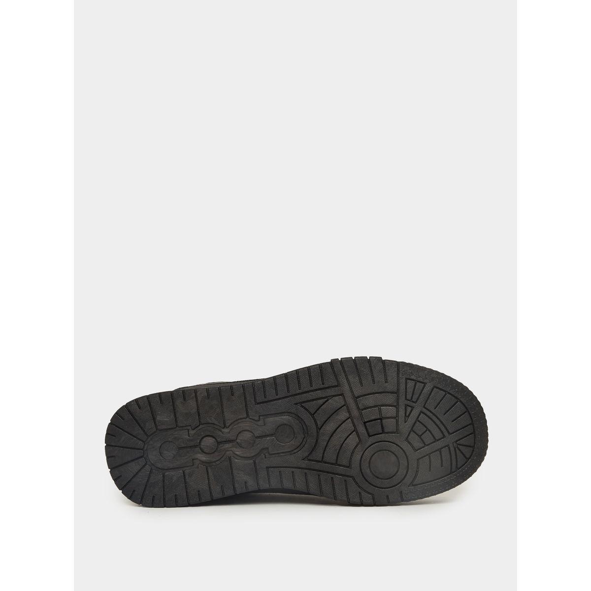 Styli Block Pattern Platform Sole Sneakers-men-shoes-sneakers-image-6
