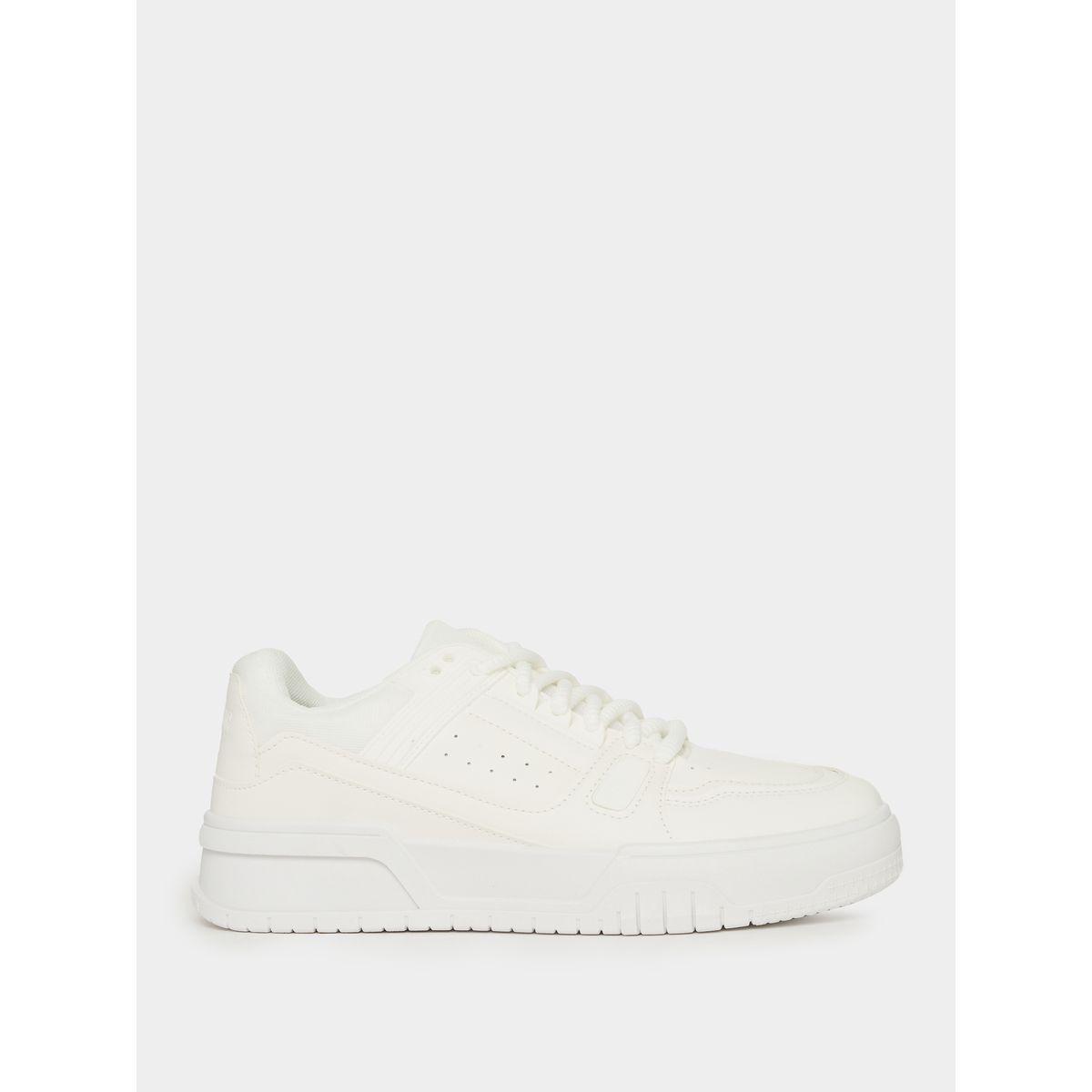 Styli Block Pattern Platform Sole Sneakers-men-shoes-sneakers-image-2