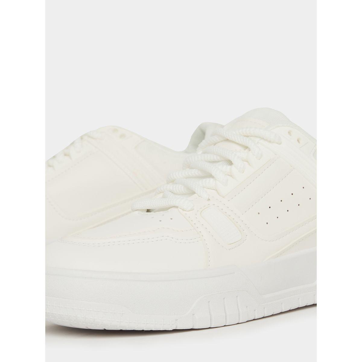 Styli Block Pattern Platform Sole Sneakers-men-shoes-sneakers-image-3