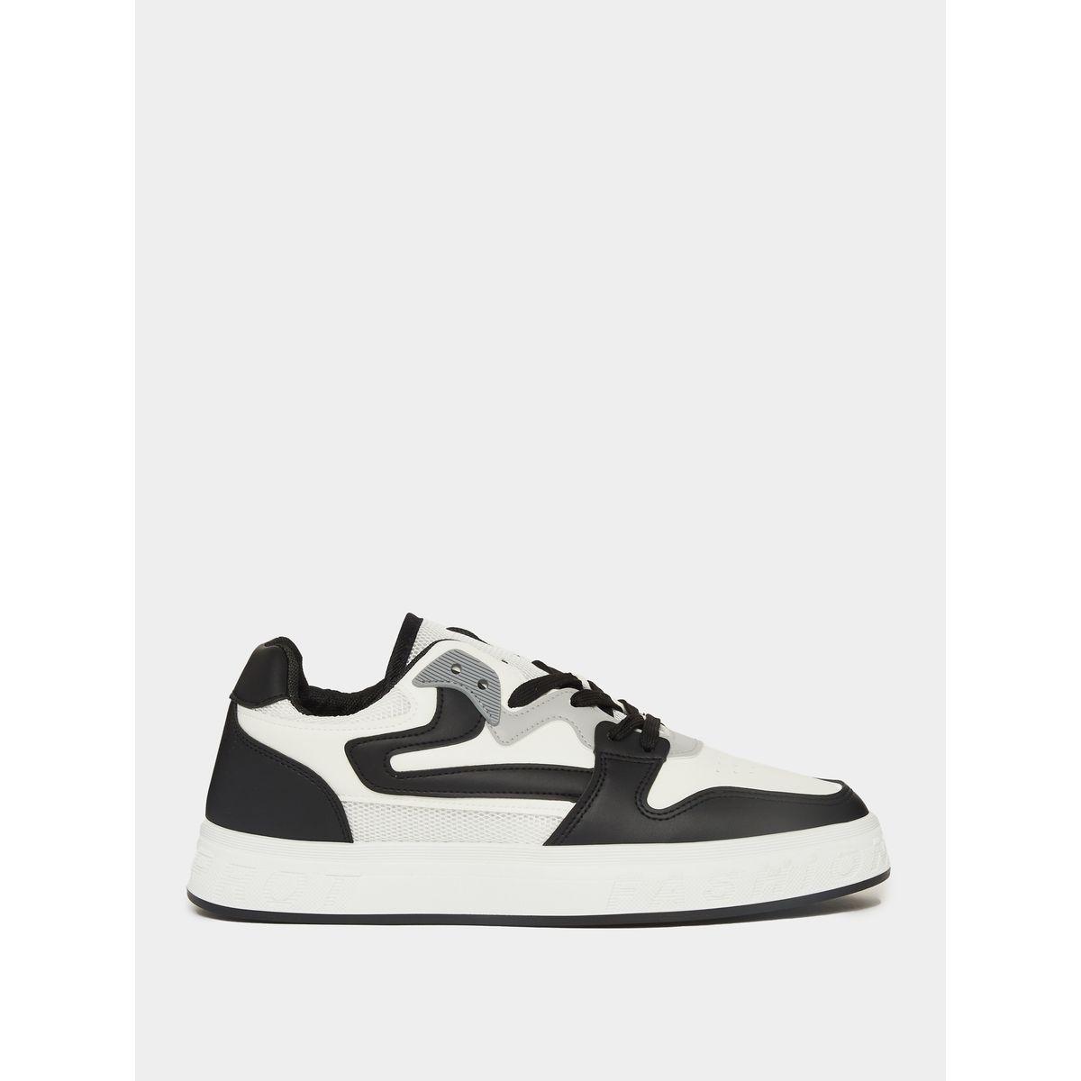 Styli Color Block Textured Pattern Courtroom Sneakers-men-shoes-sneakers-image-2