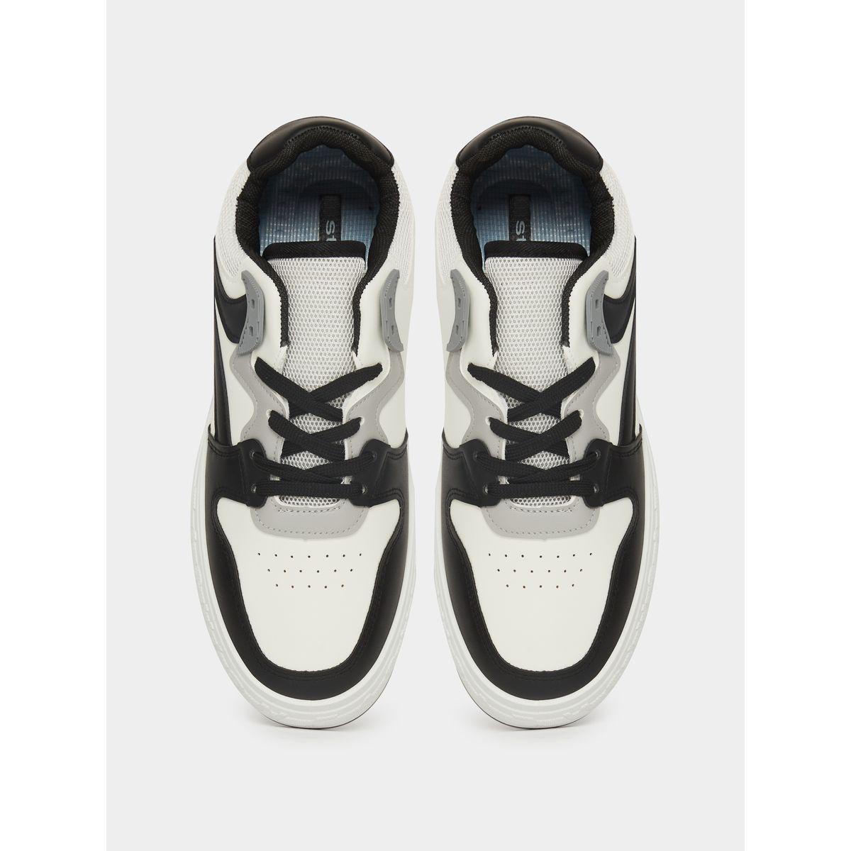 Styli Color Block Textured Pattern Courtroom Sneakers-men-shoes-sneakers-image-5