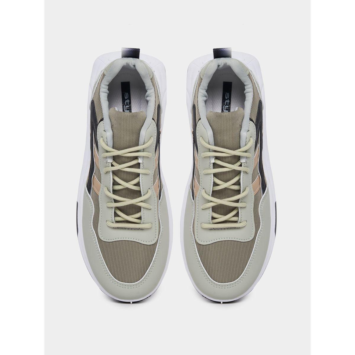 Styli Breathable 2 Stripe Lace Up Sneakers-men-shoes-sneakers-image-5
